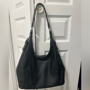 Atelier Nior black leather shoulder purse